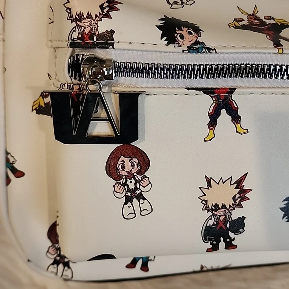 My Hero Academia White Character Print Mini Backpack